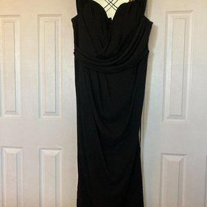 City Chic Black maxi dress